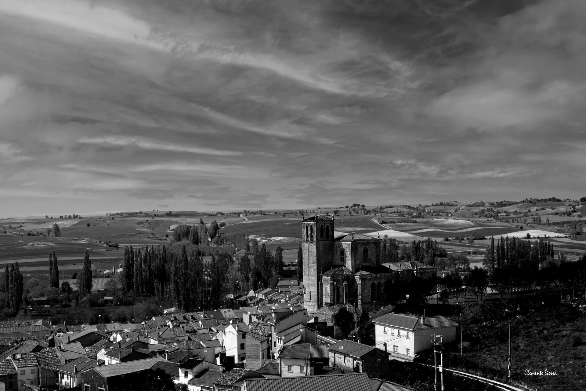 Peñaranda de Duero desde el aire