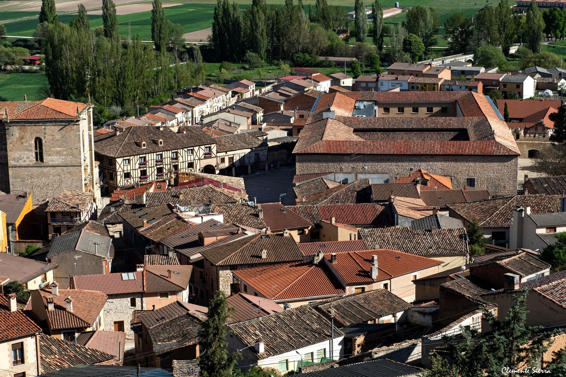 Peñaranda de Duero desde el aire