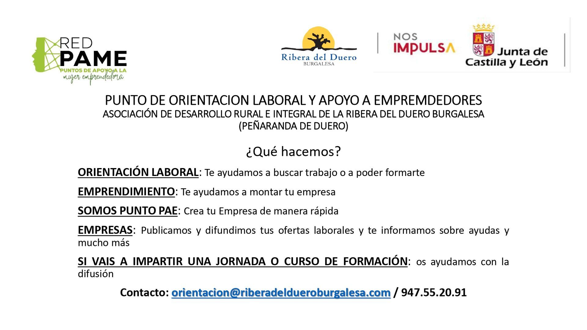Punto de Información y Asesoramiento de Peñaranda de Duero